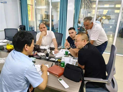 We Are Discussing Die Parameters With A Serbian LPG Gas Cylinder Manufacturer